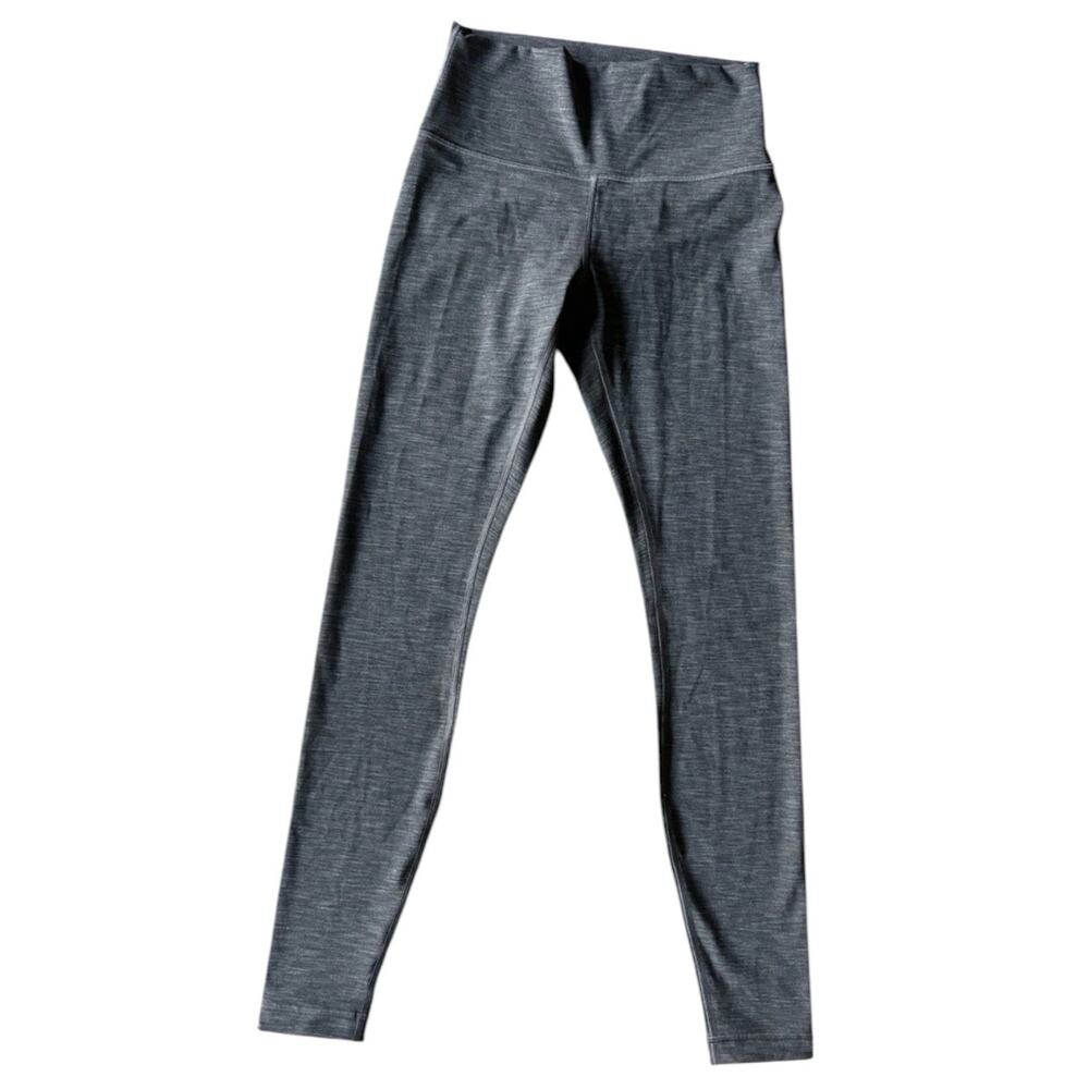 Lululemon Wunder Under High Rise Tight 28” Brushed Luxtreme Heathered Gray 6
